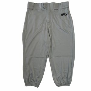 Rawlings Baseball Knickers Pants Gray New No Tags